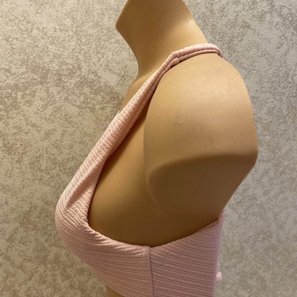 Cupshe Blush Pink Textured Bikini Top - Picture 6 of 12